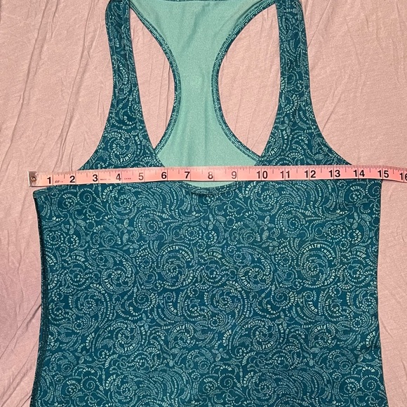 Lululemon Blue Tank Top No Size Measures To A Size 2 - Picture 4 of 4